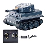 RC-Panzer für Kinder – Interaktives Fahrzeugmodell, realistisches ferngesteuertes Angriffspanzerspielzeug für den Innen- und Außenbereich, den Hausgarten | Kinderkampffahrzeug, robustes Militär
