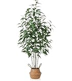 Künstlicher Eukalyptusbaum, 122 cm, künstliche Eukalyptus-Pflanze, Einweihungsparty, Innendekoration, Zuhause, Büro, Garten, Dekoration