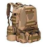 WUTIANBAO Rucksack Reiserucksack Multifunktionaler Rucksack, Camping-Rucksack, Outdoor-Reise-Wanderrucksack, Camping-Wandertasche Rucksack Wandern(B)