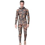 VLOBAOM Dive Skins Für Männer Ganzkörper-Badeanzug Tauchanzug Dünn Neoprenanzug, EIN Stück Lange Ärmel Schnell Trocknen Tauchen Haut
