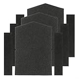 Trockerfilter 6057930 + 9688381, Ersatz für Miele T 8000 Supertronic und andere Kondens- sowie Wärmepumpentrockner, 3er Set, Maße: 282 x 196 x 4 mm + 225 x 45 x 5 mm