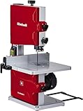 Einhell Bandsäge TC-SB 200/1 (werkzeugloser Sägeblattwechsel, Parallelanschlag, Höhenverstellung, kugelgelagerte Führung, Tisch stufenlos neigbar)