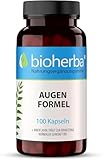 Augenvitamine Mit Lutein - Hochdosierte Formel - 100 kapseln Augen Vitamine, Vitamin A & B2, Bioflavonoide, Unterstützt Sehkraft & Augengesundheit, Antioxidativer Schutz, PZN 17193049 BIOHERBA