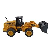 Ferngesteuerter Bagger Frontlader Voll funktionsfähiger RC Traktor Frontlader Ferngesteuerter Traktor 5 Kanal Bagger Spielzeug Baulastwagen Spielzeug Kindertraktor für Jungen und Mädchen - TR-113S