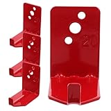 Kisangel Feuerlöscher Wandhalterung Halter aus Robustem mit Schrägem Wandhaken Stabiles Feuerlöscher Montageset für Einfache Installation und Platzsparende Aufbewahrung Zuhause