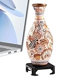 3D-Puzzle-Blumenvase – 3D-Puzzle-Vase für Erwachsene | Kreative Schreibtisch-3D-Vase für Erwachsene, Puzzle-Spielzeug | Einzigartiger Mittelpunkt zur Einweihung, Hochzeit, Pflanzenbehälter, einzelne