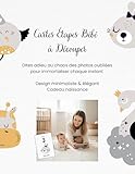 Cartes Étapes Bébé à Découper : Immortalisez Chaque Instant.: Le design minimaliste qui vous fait gagner du temps sans stress. 24 cartes pour des souvenirs simples, beaux et durables (French Edition)