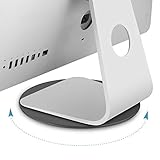 Monitor Drehteller, 360° Drehbar Rotationsmonitor Tv drehscheiben Monitor Drehplatte Ständer für PC-Monitor, IMAC-Display, Dia.22CM