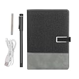 Fabater Smart Pen Notebook, 3 in 1 Echtzeit Digitale Synchronisation, SmartPen Writing Board -Set, Handgeschriebene Notizen Digital, Kompatibel für OS und Android -Smartphone (Schwarzes graues