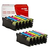 Ersatz für T0481 T0482 T0483 T0484 T0485 T0486 Tintenpatronen, kompatibel für Epson Stylus Photo R200 R220 R300 R300M R320 R340 RX500 RX600 RX620 Drucker 2 Sets