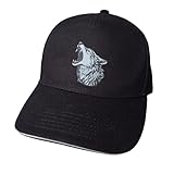 Baddery Cap : Wolf - Mütze für Jäger - Wald Forest Natur Nature Wölfe Wolve Jagd - Baseball Kappe Herren & Damen (One Size)