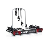 Atera 022685 Fahrradträger Strada Sport 3, Kupplungsträger, für 3 Fahrräder, silber