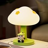 iLAFFUS Nachtlicht Kinder Panda Nachtlampe -LED-Weichpulver Panda-Lampe, Touch-Steuerung Silikon Nachtlicht, 3 Level dimmbar USB-Aufladbar Niedlich Panda Lampe, Cute Nachtlicht Kinderzimmer Deko