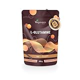 L-Glutamin Pulver 500 g | Vegan | Aus Fermentation | Hochdosiert | Laborgeprüft | L-Glutamine für Muskelregenaration | 100 Portionen | Deutsche Produktion von Vegavero