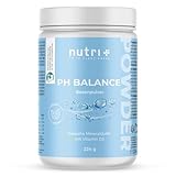 Nutri + Basenpulver zum Einnehmen auf Citrat-Basis mit Zink - vegan hochdosiert laktosefrei - 224 g Säurebasenpulver ohne Zucker, Natrium und Zusätze