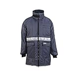 Planam Größe XXL Herren Kühl-/Gefrierhaus Kühlhaus Parka marine Innenfutter rot Modell 5121