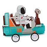 UPKOCH 1satz Selbstmontage Weltraumfahrzeug Spielzeug Wissenschaftsmodell Für Miniatur Planetensonde Lehrreiches Bastelspielzeug Für Kleine Entdecker