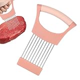 Assistent zum Schneiden von Lebensmitteln, Zwiebelschneider zum Schneiden - Gemüseschneider-Schneidehalter für die Küche,Küchenhelfer für Zwiebeln, Fleisch, Kartoffeln, Tomaten und Zitronen