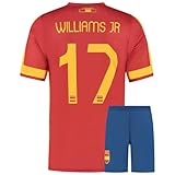 Spanien Trikot Set Williams - Kinder und Erwachsene - Jungen - Fußball Trikot - Fussball Geschenke - Sport t Shirt - Sportbekleidung - Größe 164