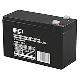 EMOS - Wartungsfreier Bleiakku - 12V 7,2Ah - AGM Batterie - Faston 6,3mm Anschluss - Für USV-Geräte, Alarmsysteme - 151x65x94mm