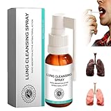 Medilisk Lungenreinigungsspray, pflanzliches Lungenreinigungsspray, Lungenreinigungsspray, 30 ml, pflanzlicher Lungenreinigungsnebel, leistungsstarke Lungenunterstützung (1 Stück)