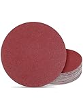 125mm Exzenter Schleifpapier 100 Körnung, 125mm Schleifscheiben für Exzenterschleifer, 5 inch Klett Schleifblätter für Holzwerkstoffe Spanplatte Metall (30 Stück)
