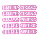 Gatuida 10 Stück Teiliges Abs Haarwickler Set Flexibel Leicht Rostfrei Profi Lockenstab für Friseure Vielseitig Einsetzbar Haar Locken Styling Werkzeug