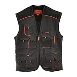 ART.MAS Arbeitsweste, Montageweste, Weste, Handwerker, KFZ, Classic, 270 g/m2 Gr. 46-60 (54, Graphit/orange)