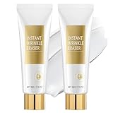 Überspringen Sie die Linie Instant Wrinkle Radiergummi, Hautfestigkeitscreme, übersprungen die Linie Instant Wrinkle Radierwesenscreme für Gesicht und Körper, empfindliche Haut sichere (2PCS)