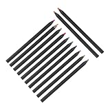 Uonlytech 12 Stück Buntstiftset Farbige Bleistifte Vorbereitete Buntstifte Malstifte-Set buntstifte für erwachsene Buntstifte für Partys Bleistiftstifte zeichnen Bleistifte Holz Black