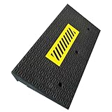 GBPLDMAQ Gummi Schwellenrampe, Bordsteinrampe mit Rutschfester Oberfläche für Niedrige Stufen, Autos, Motorräder, Rollstühle und Fahrräder(100x48x10cm/39x19x4in)