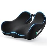 Feagar Orthopädisches Sitzkissen mit Memory-Schaum - Ergonomisches Sitzkissen für Bürostuhl, Auto & Home Office - Steißbeinkissen Entlastung bei langem Sitzen, Sitzkissen rutschfest (bis 120 kg)