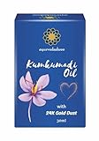Ayurvedashree Kumkumadi Öl mit 24-Karat-Goldflocken, Mandelöl, Sesamöl, Olivenöl, Walnussöl, Rizinusöl, 30 ml (Packung