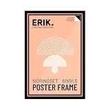 Grupo Erik -Bilderrahmen 61x91,5 cm Posterrahmen 61 x 91,5 cm Bilderrahmen Schwarz aus MDF Holz