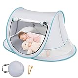 Baby-Sonnenzelt – Baby-Sonnenschutz – sanddichter Baldachin, faltbar, Outdoor, UPF 50+, Sonnenschutz für Spielausruhe, Hinterhof, Picknick, See, Urlaub, Park, Camping, Wandern, Angeln, Reisen