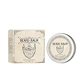 Bartbalsam Männer - pflegender Bart Balsam - Bartwachs mit Shea Butter, Jojobaöl und Bienenwachs - Bartwichse Schnurrbart & Vollbart Bart Styling - Beard Balm 30ml (Vanille)
