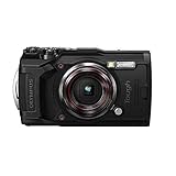 Olympus Tough TG-6 Actionkamera, 12 Megapixel Sensor, digitale Bildstabilisierung, 4x-Weitwinkel-Zoom, 4k-Video, 120fps, Wi-Fi, schwarz
