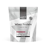 Amazon-Marke: Amfit Nutrition Molkeneiweiß, Himbeere, 33 Portionen (1er Pack)