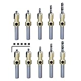 Kegelsenker-Bohrer-Set, 10 Stück