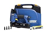 Rapid Nagelpistole Druckluft PB131, Druckluftnagler für Holz, Leistungsfähig, für Stauchkopfnägel 18Ga 15-50 mm