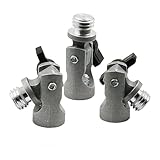 UKCOCO 2 Stück Aluminiumlegierung Winkelstativ Rotationsnivellieradapter Universeller Neigungsjustierhalter für Präzise Anwendungen
