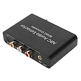 Cuifati ARC Sound Extractor Converter Digital Analog Soundadapter mit Optisch Koaxialer 3,5 -mm -Ausgabe für Home Cinema TV