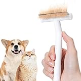 aumuca Katzenkamm, Katzenbürste Kurzhaar für Katzen Hunde, Entfilzung Kamm mit Runden Zähnen, Entfernt Effektiv und Sicher Lose Haare