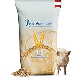 Leimüller Minischweinfutter Pellets 25 kg - Weizen Minischwein Futter 25KG - Optimal für Minischweine und Zwergschweine - 100% gentechnikfrei