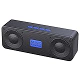 HCLZOE Tragbares UKW-Radio, Kabelloser Bluetooth 5.0-Lautsprecher, Mini-MP3-Musikplayer, Einfach zu Bedienen.