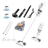 LRF-yxkj Staubsauger Mit Wischfunktion 5 in 1 Mit Wischfunktion,200ml Wassertank, Akku Wischer Für Tierhaare, Teppich, Zuhause Und Hartboden