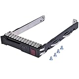 RGBS 2,5 Zoll SFF SAS SATA Festplatte Caddy für HP Proliant 651687-001 651699-001 G8 Gen8 Gen9 G9 ML350p ML350 DL360e DL360p DL320e DL380e DL380p DL160 SL270 Sl2s 230 Serie mit 4 Montageschrauben