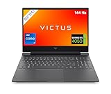 HP VICTUS Gaming Laptop, 15,6' FHD Display 144Hz, Intel Core i7-13620H, 16 GB DDR4 RAM, 512 GB SSD, NVIDIA GeForce RTX 4050 (6GB), QWERTZ, Windows 11, Schwarz