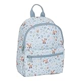 Little Dutch 4911 Kinderrucksack - Forest Friends blau (29x22,5x12 cm)