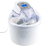Rosenstein & Söhne Speiseeisbereiter: 4in1-Eismaschine EMA-300 mit LCD-Display, für 1,5 Liter Speiseeis, 7 W (Speiseeismaschine, Frozen Joghurt Maker, Softeismaschine)